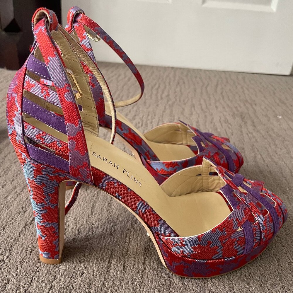 Sarah Flint Perfect Danielle 100 - Size 39 / 8.5 EUC Worn 1x Box Included